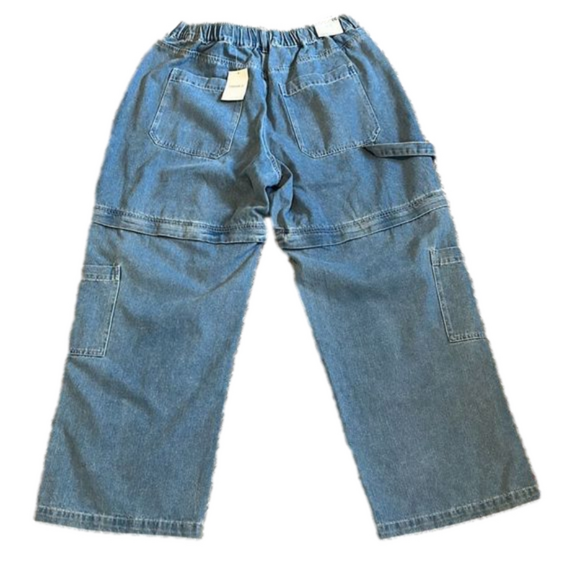 FOREVER 21 Plus Apparel cargo zip off jeans - Picture 6 of 8